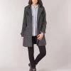Vêtements Femme Manteaux Casual Attitude HAIELLI Gris -Manteaux Soldes Magasin 11549420 500 B