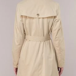 Vêtements Femme Trenchs Cream ANNABELL Beige -Manteaux Soldes Magasin 11733344 500 E