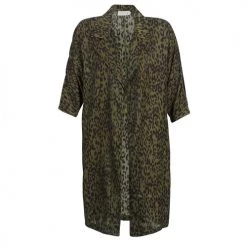 Vêtements Femme Trenchs See U Soon GARAGA Kaki / Noir