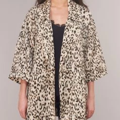 Vêtements Femme Trenchs See U Soon GARAGA Beige -Manteaux Soldes Magasin 11740295 500 D