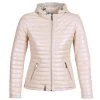 Vêtements Femme Doudounes Oakwood POWER Rose Irisé -Manteaux Soldes Magasin 11918255 500 A