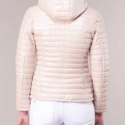 Vêtements Femme Doudounes Oakwood POWER Rose Irisé -Manteaux Soldes Magasin 11918255 500 E