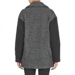 Vêtements Femme Manteaux Banana Moon ARTHIS Noir / Gris -Manteaux Soldes Magasin 1423817 500 E