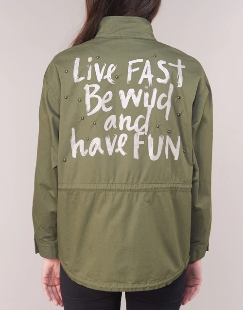 Vêtements Femme Parkas Only ONLVERA Kaki 7 Vêtements Femme Parkas Only ONLVERA Kaki – Image 5