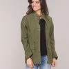 Vêtements Femme Parkas Only ONLDANIELLE Kaki -Manteaux Soldes Magasin 15150915 500 B