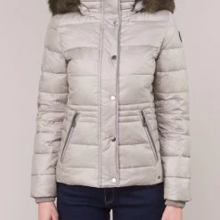 Vêtements Femme Doudounes S.Oliver SOAP Gris -Manteaux Soldes Magasin 15200957 500 D