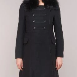 Vêtements Femme Manteaux Moony Mood PITELA Noir 10 Vêtements Femme Manteaux Moony Mood PITELA Noir -Manteaux Soldes Magasin 15360052 500 D