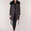 Vêtements Femme Manteaux Moony Mood LITEA Gris 2 Vêtements Femme Manteaux Moony Mood LITEA Gris -Manteaux Soldes Magasin 15360054 500 B