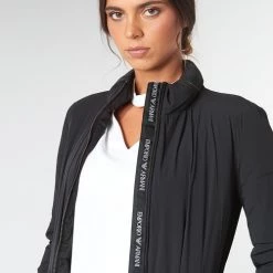 Vêtements Femme Doudounes Emporio Armani 6G2B78-2NUHZ-1001 Noir -Manteaux Soldes Magasin 15372930 500 E