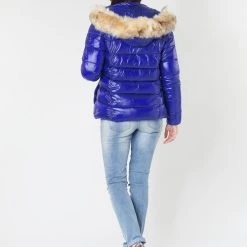 Vêtements Femme Doudounes Kaporal PERLE Marine -Manteaux Soldes Magasin 15444206 500 D