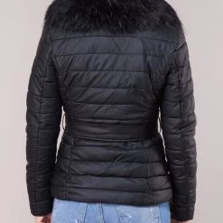 Vêtements Femme Doudounes Moony Mood POUVE Noir -Manteaux Soldes Magasin 15452280 500 E