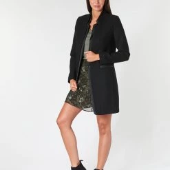 Vêtements Femme Manteaux Ikks BP44205-02 Noir -Manteaux Soldes Magasin 15467971 500 C