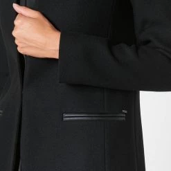 Vêtements Femme Manteaux Ikks BP44205-02 Noir -Manteaux Soldes Magasin 15467971 500 E