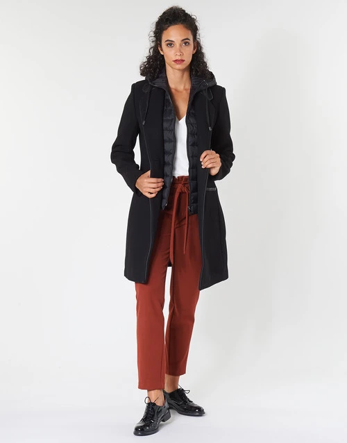 Vêtements Femme Manteaux One Step DRISS Noir 3 Vêtements Femme Manteaux One Step DRISS Noir