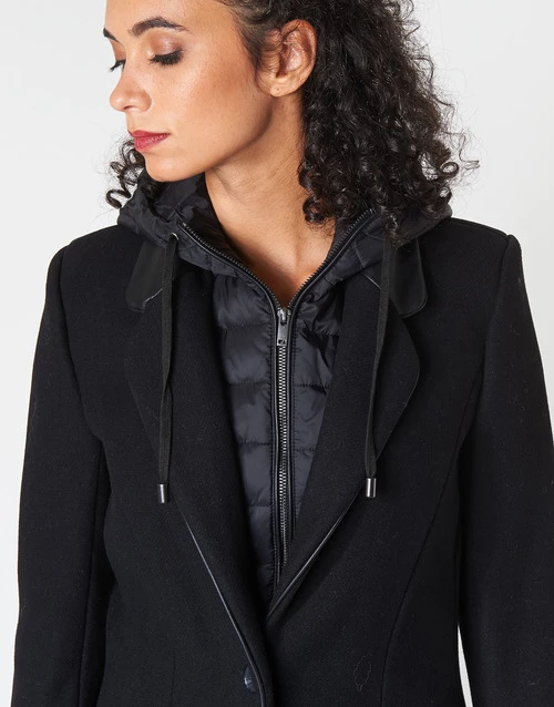 Vêtements Femme Manteaux One Step DRISS Noir 7 Vêtements Femme Manteaux One Step DRISS Noir – Image 5