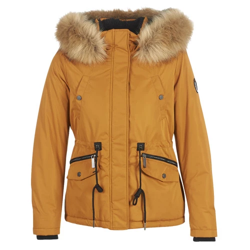 Vêtements Femme Parkas Superdry ALPINE MICROFIBRE JACKET Camel 4 Vêtements Femme Parkas Superdry ALPINE MICROFIBRE JACKET Camel – Image 2