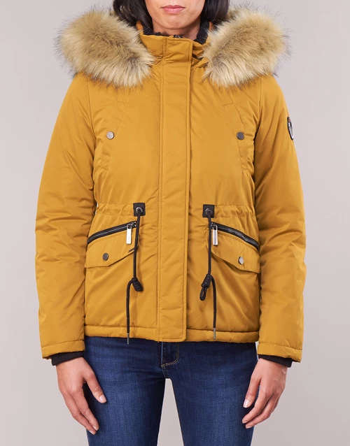 Vêtements Femme Parkas Superdry ALPINE MICROFIBRE JACKET Camel 6 Vêtements Femme Parkas Superdry ALPINE MICROFIBRE JACKET Camel – Image 4