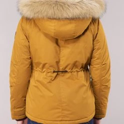 Vêtements Femme Parkas Superdry ALPINE MICROFIBRE JACKET Camel 11 Vêtements Femme Parkas Superdry ALPINE MICROFIBRE JACKET Camel -Manteaux Soldes Magasin 15473754 500 E