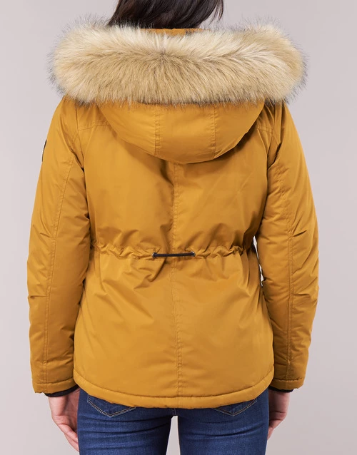 Vêtements Femme Parkas Superdry ALPINE MICROFIBRE JACKET Camel 7 Vêtements Femme Parkas Superdry ALPINE MICROFIBRE JACKET Camel – Image 5