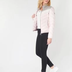 Vêtements Femme Doudounes G-Star Raw ALASKA PDD DOWN JKT WMN Rose / Beige -Manteaux Soldes Magasin 15511222 500 C