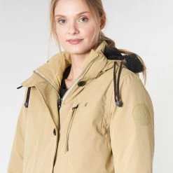 Vêtements Femme Parkas G-Star Raw NEW DUTY PDD HDD PARKA WMN Beige -Manteaux Soldes Magasin 15511223 500 E