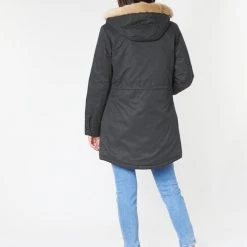 Vêtements Femme Parkas Rip Curl RACER PARKA JACKET Noir -Manteaux Soldes Magasin 15513759 500 D