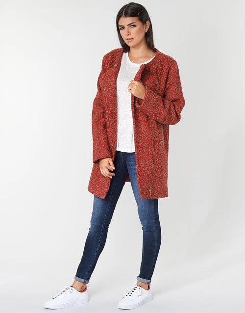 Vêtements Femme Manteaux Smash LINETTE Rouge 5 Vêtements Femme Manteaux Smash LINETTE Rouge – Image 3