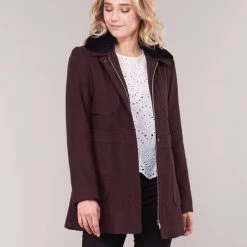 Vêtements Femme Manteaux Betty London LAURA Bordeaux