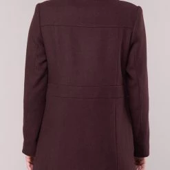 Vêtements Femme Manteaux Betty London LAURA Bordeaux -Manteaux Soldes Magasin 15558071 500 E
