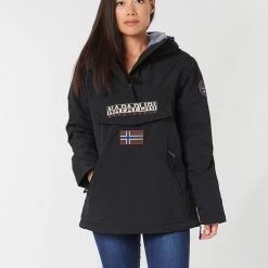 Vêtements Femme Parkas Napapijri RAINFOREST POCKET Noir