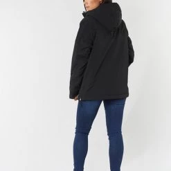 Vêtements Femme Parkas Napapijri RAINFOREST POCKET Noir -Manteaux Soldes Magasin 15558556 500 D