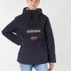 Vêtements Femme Parkas Napapijri RAINFOREST WINTER POCKET Marine -Manteaux Soldes Magasin 15558557 500 B