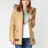 Vêtements Femme Parkas Roxy TRAVELLING WEST Marron 1 Vêtements Femme Parkas Roxy TRAVELLING WEST Marron -Manteaux Soldes Magasin 15578766 500 B