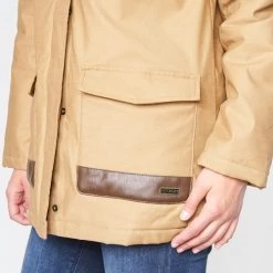 Vêtements Femme Parkas Roxy TRAVELLING WEST Marron -Manteaux Soldes Magasin 15578766 500 E