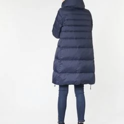 Vêtements Femme Doudounes Benetton SITADEL Marine -Manteaux Soldes Magasin 15611340 500 D