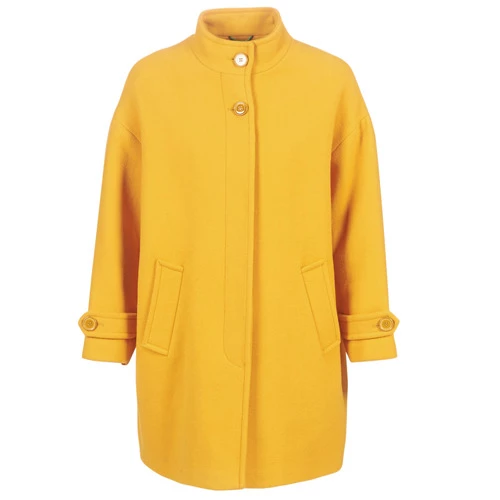 Vêtements Femme Manteaux Benetton STORI Jaune 4 Vêtements Femme Manteaux Benetton STORI Jaune – Image 2