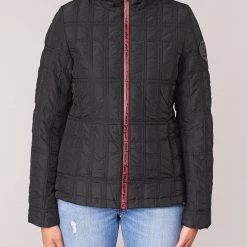 Vêtements Femme Doudounes Desigual EDIMBURGO Noir -Manteaux Soldes Magasin 15626680 500 D