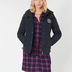 Vêtements Femme Doudounes Marc O'Polo 908087370193-814 Marine 8 Vêtements Femme Doudounes Marc O'Polo 908087370193-814 Marine -Manteaux Soldes Magasin 15650826 500 B