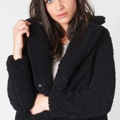 Vêtements Femme Manteaux Noisy May NMGABI Noir -Manteaux Soldes Magasin 15668469 500 E