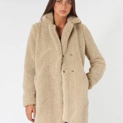 Vêtements Femme Manteaux Noisy May NMGABI Beige