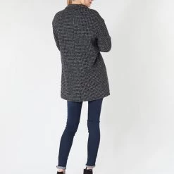 Vêtements Femme Manteaux Le Temps des Cerises GRACE Noir -Manteaux Soldes Magasin 15683623 500 D