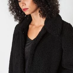 Vêtements Femme Manteaux Le Temps des Cerises DOLL Noir -Manteaux Soldes Magasin 15683626 500 E