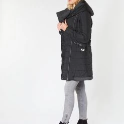 Vêtements Femme Doudounes Betty London LUCIOLE Noir -Manteaux Soldes Magasin 15789732 500 C