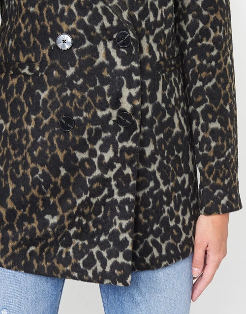 Vêtements Femme Manteaux Vero Moda VMCOCOLEOPARD Marron 7 Vêtements Femme Manteaux Vero Moda VMCOCOLEOPARD Marron – Image 5