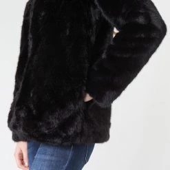 Vêtements Femme Manteaux Vero Moda VMMINK Noir -Manteaux Soldes Magasin 15802745 500 E