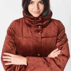 Vêtements Femme Doudounes Vero Moda VMVELLY Bordeaux -Manteaux Soldes Magasin 15802768 500 E