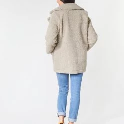 Vêtements Femme Manteaux Only ONLFILIPPA Gris -Manteaux Soldes Magasin 15911502 500 D