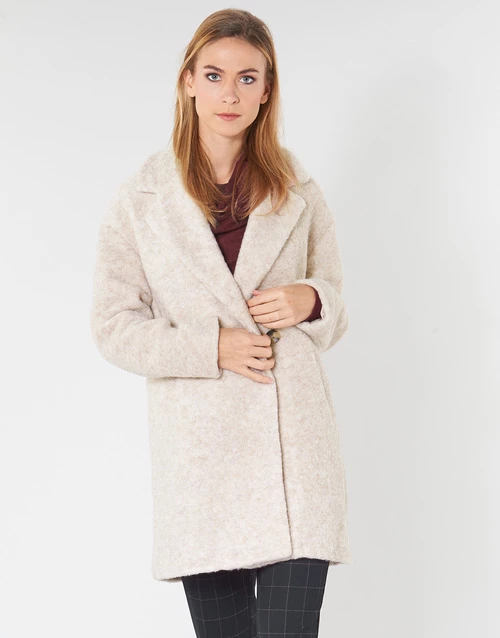 Vêtements Femme Manteaux Only ONLNINA Beige 3 Vêtements Femme Manteaux Only ONLNINA Beige