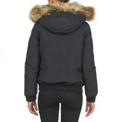 Vêtements Femme Parkas Eleven Paris PANAMA Noir -Manteaux Soldes Magasin 1623017 500 E