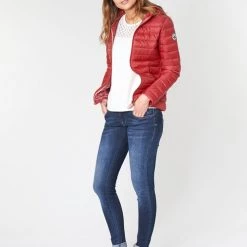 Vêtements Femme Doudounes JOTT CLOE Rouge -Manteaux Soldes Magasin 16263062 500 C
